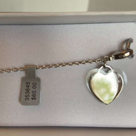 Things Remembered Bracelet w/ CZ heart & infinity - Picture 4 of 4